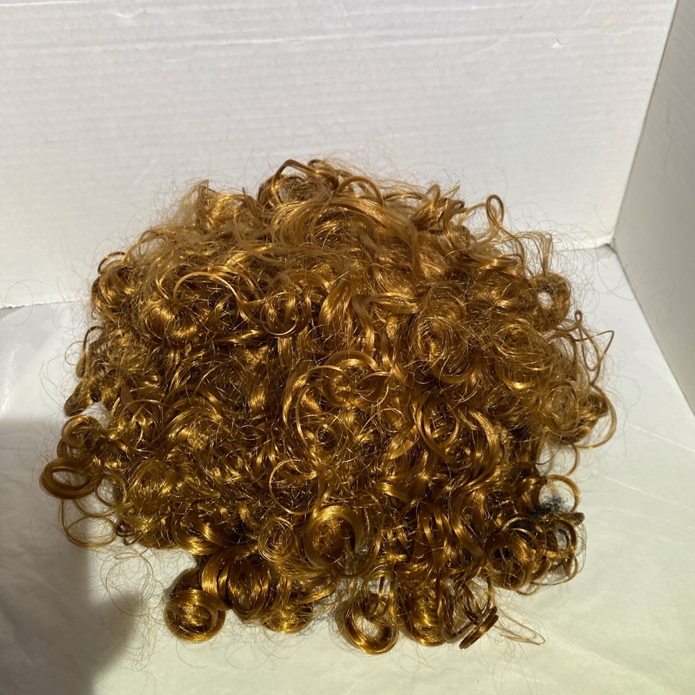 Golden Brown Curly Hair Wig